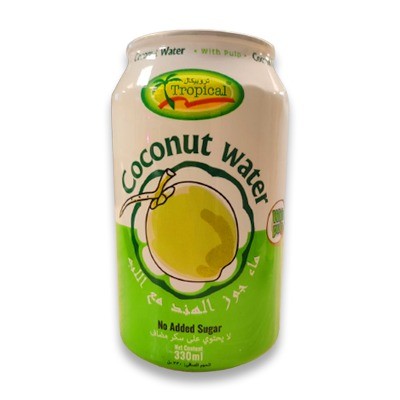 TROPICAL COCONUT WATER WITH PULP 24*330ML